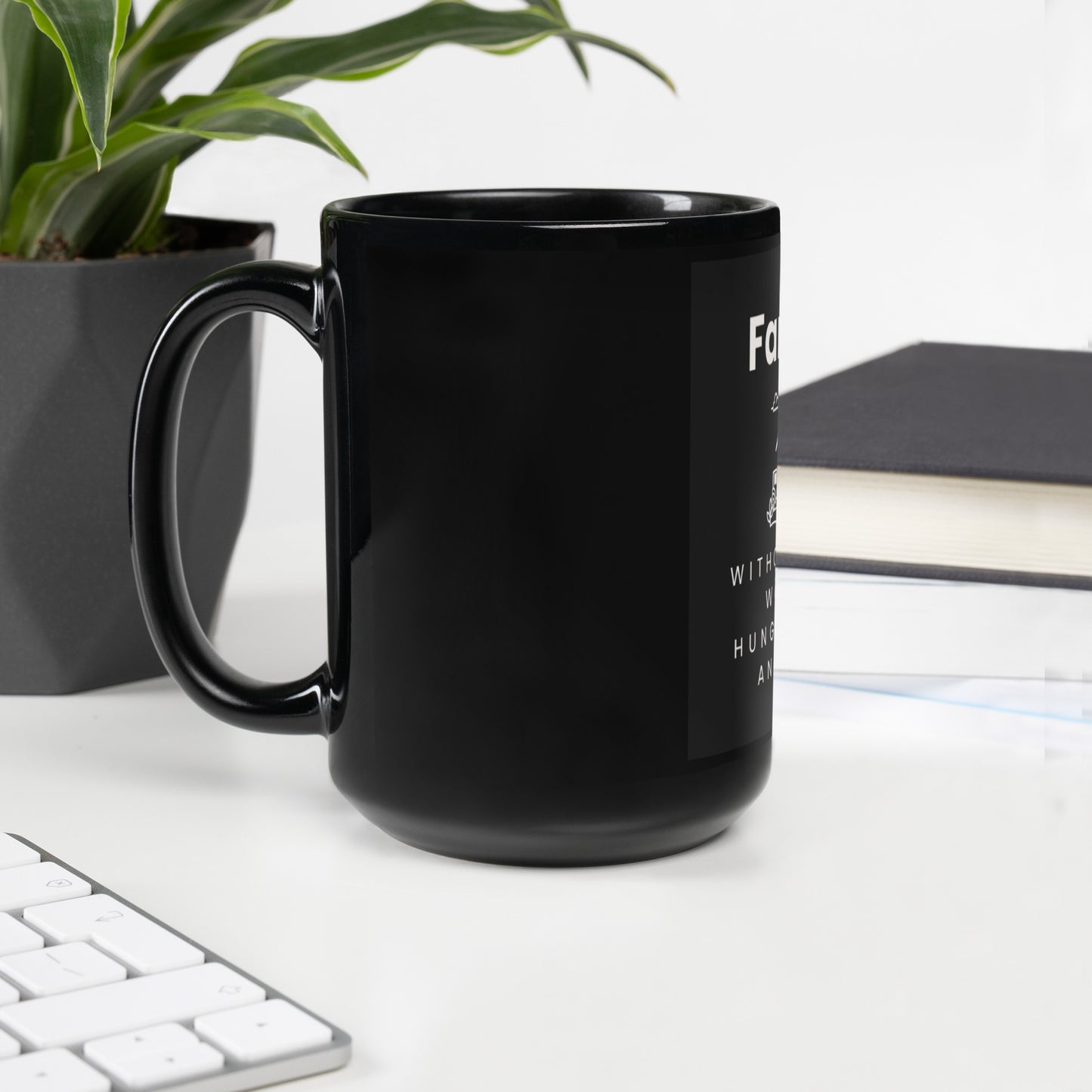 FARMING! Black Glossy Mug